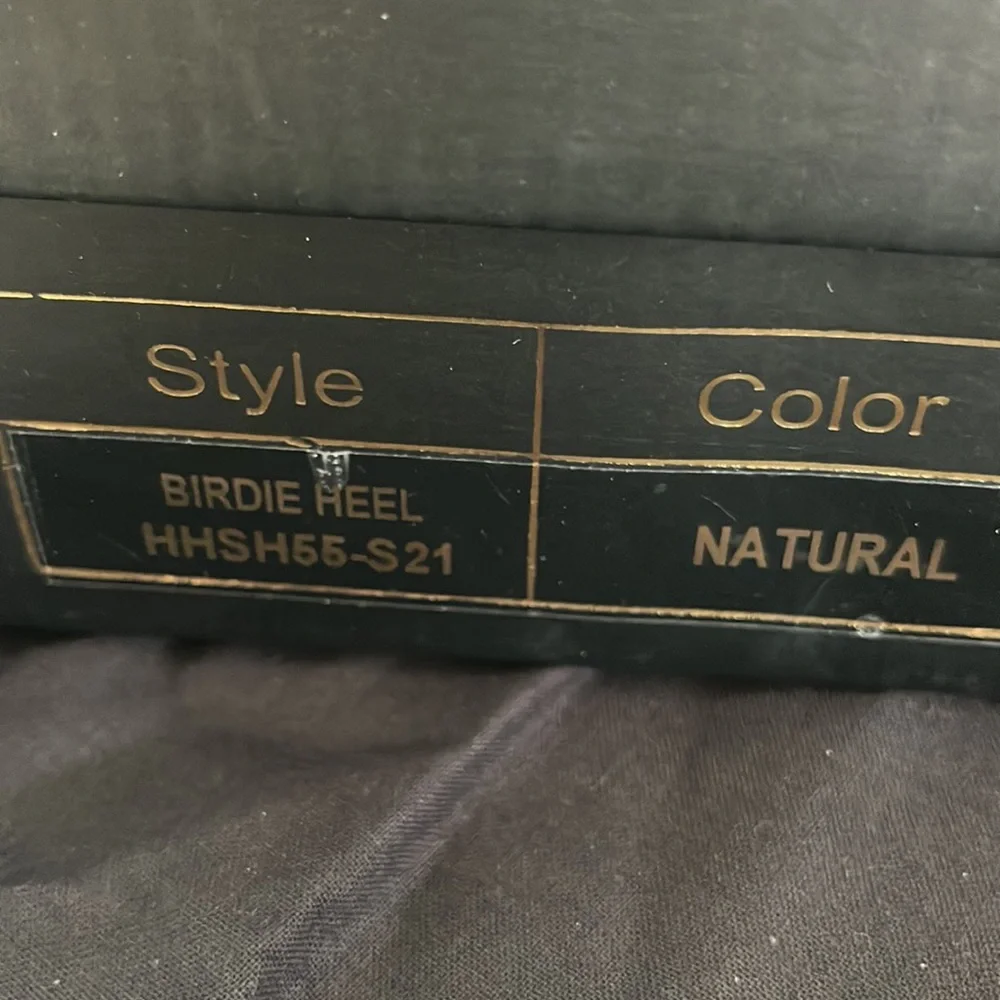 House of Harlow 1960 x REVOLVE Birdie Heel in Natural NWT - Picture 9 of 9